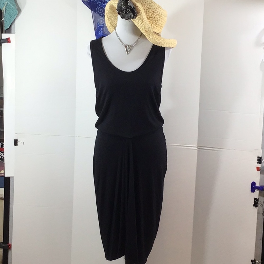 Athleta Daytrip black racerback tank dress M